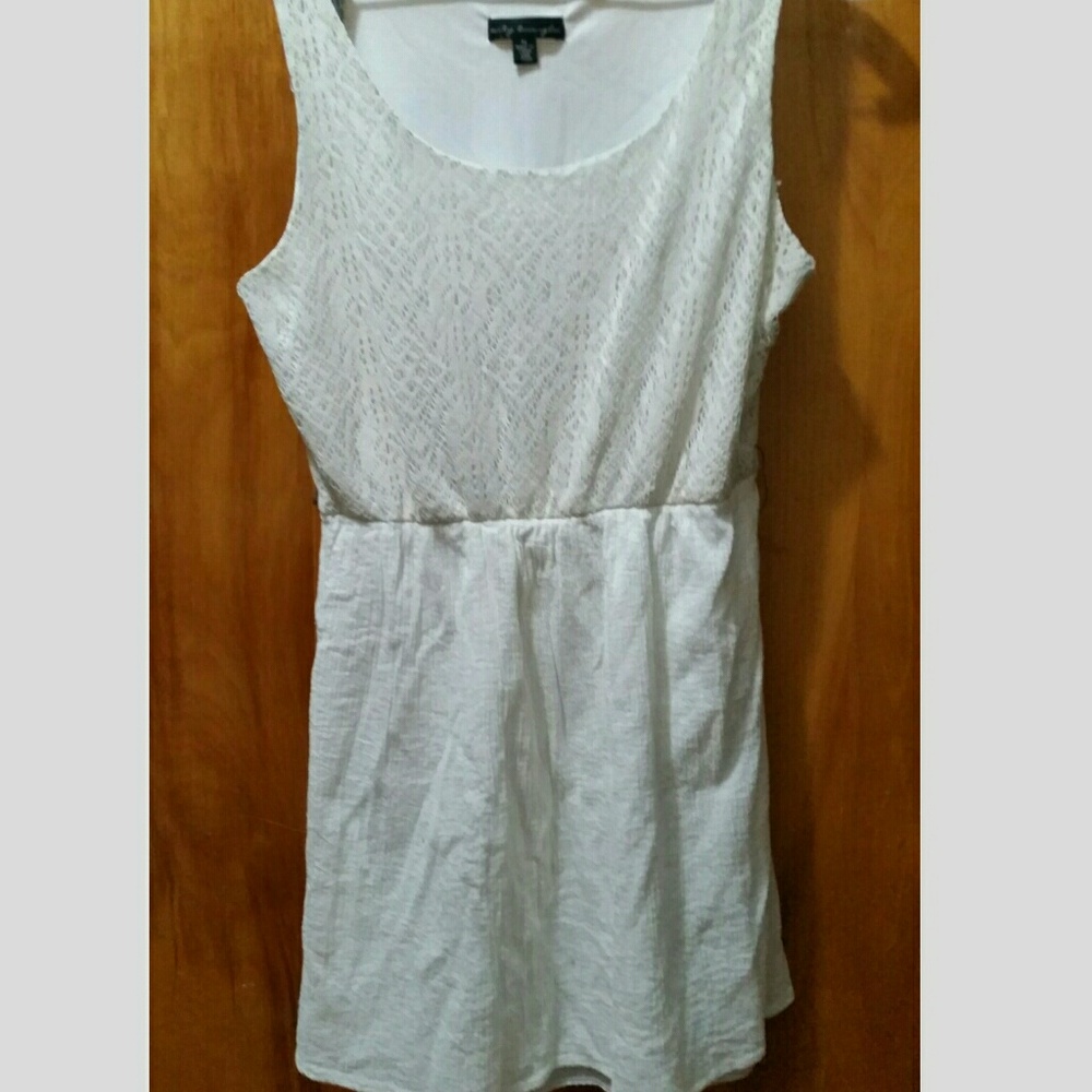 👽 OFF WHITE LACE DRESS